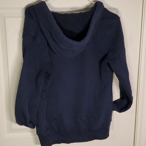 Navy blue button up sweater - Picture 2 of 6